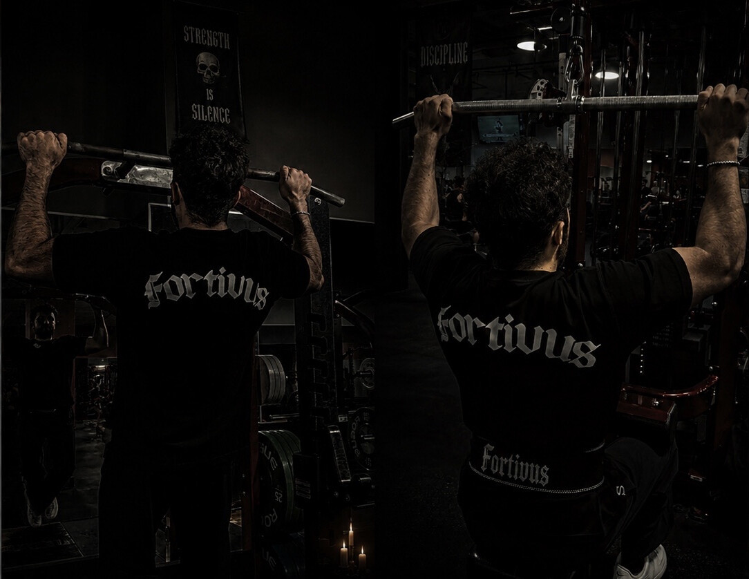 Fortivus Apparel washed hoodie in the dark
